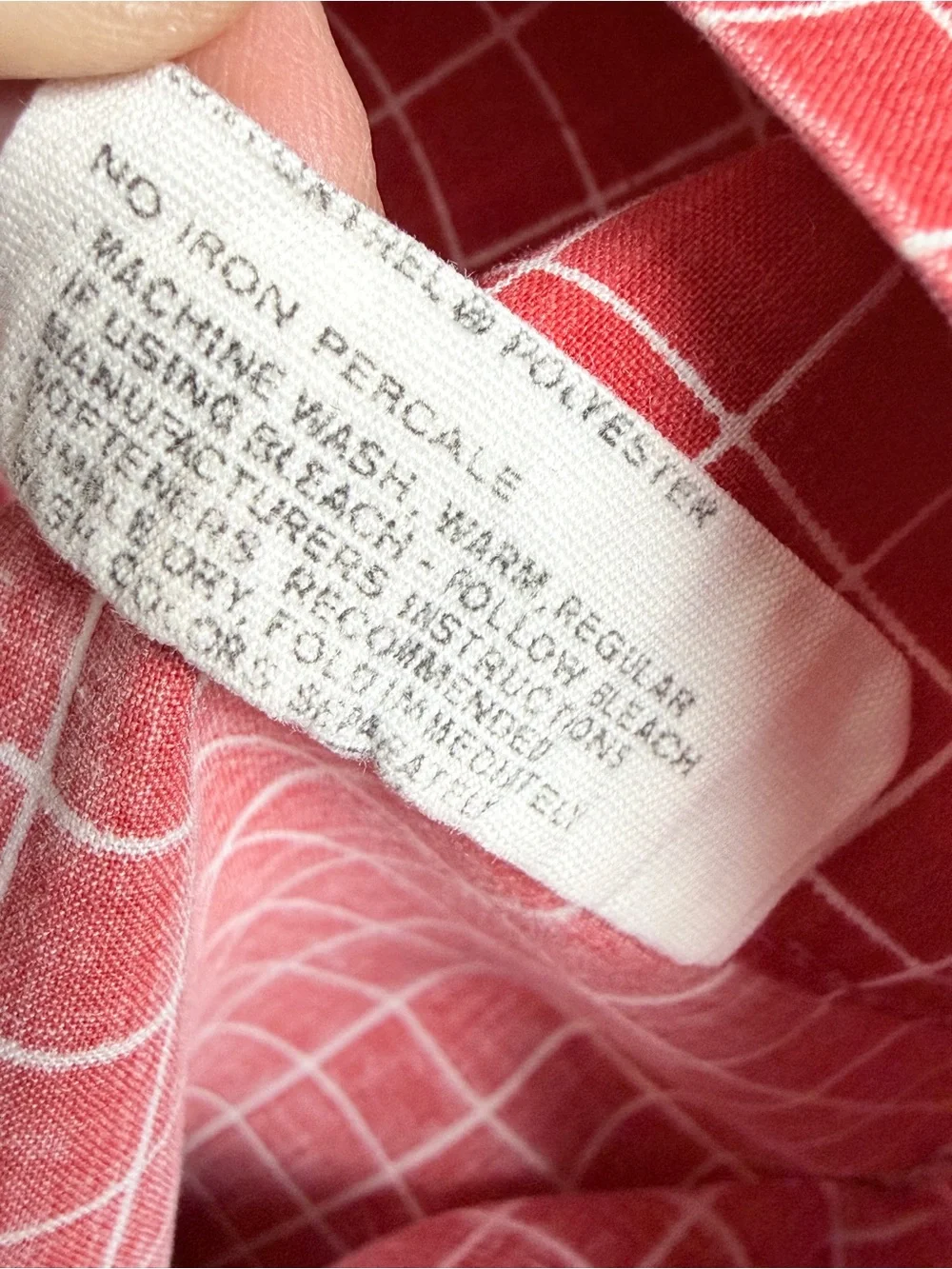 Vintage 80s Cannon King No-Iron Percale Pillowcases